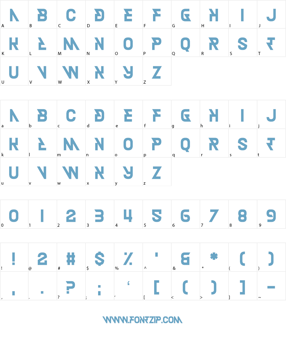 Friend Head Font Character